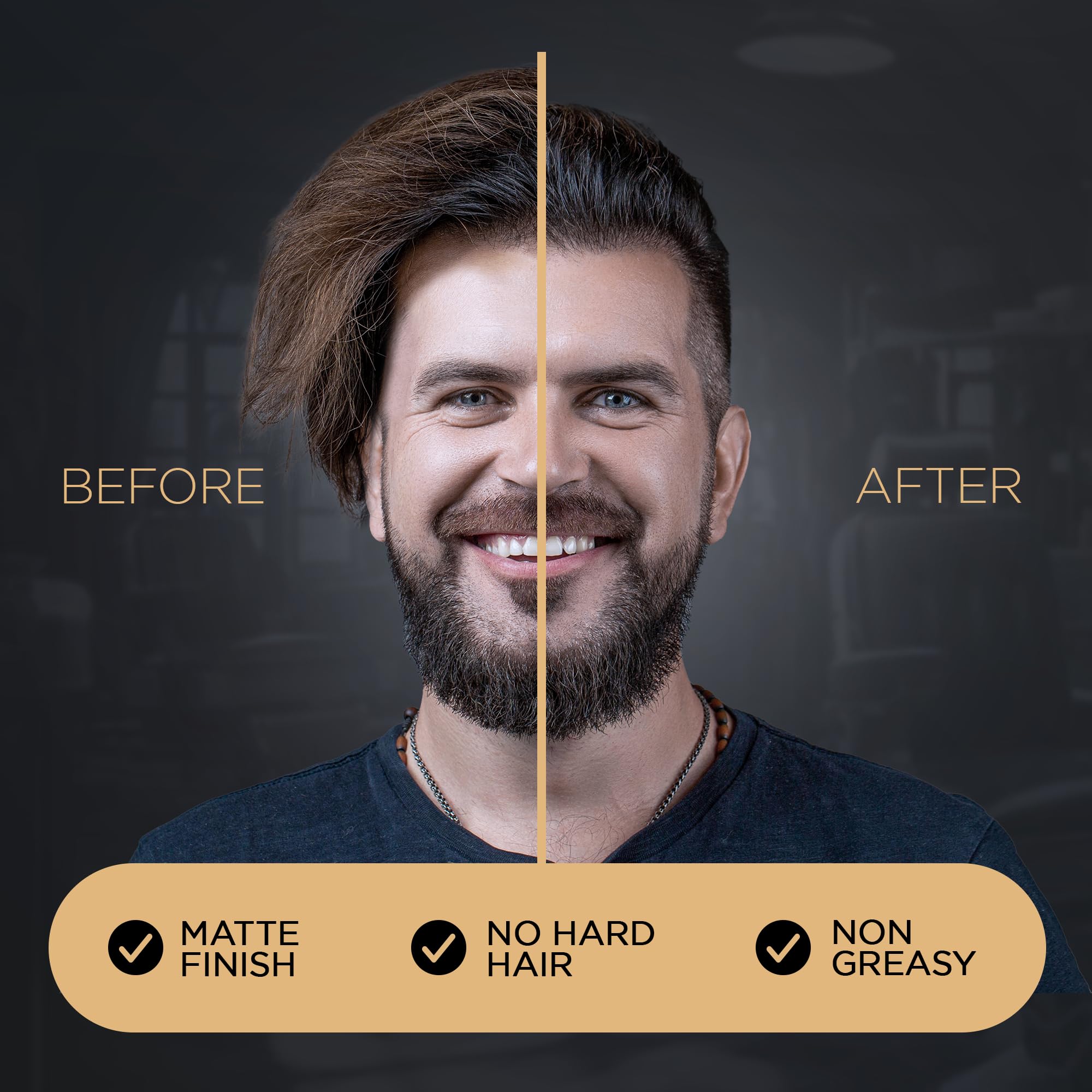 Noble By Greg Young - Strong Hold Matte Hair Paste | Flexible & Long-Lasting Style