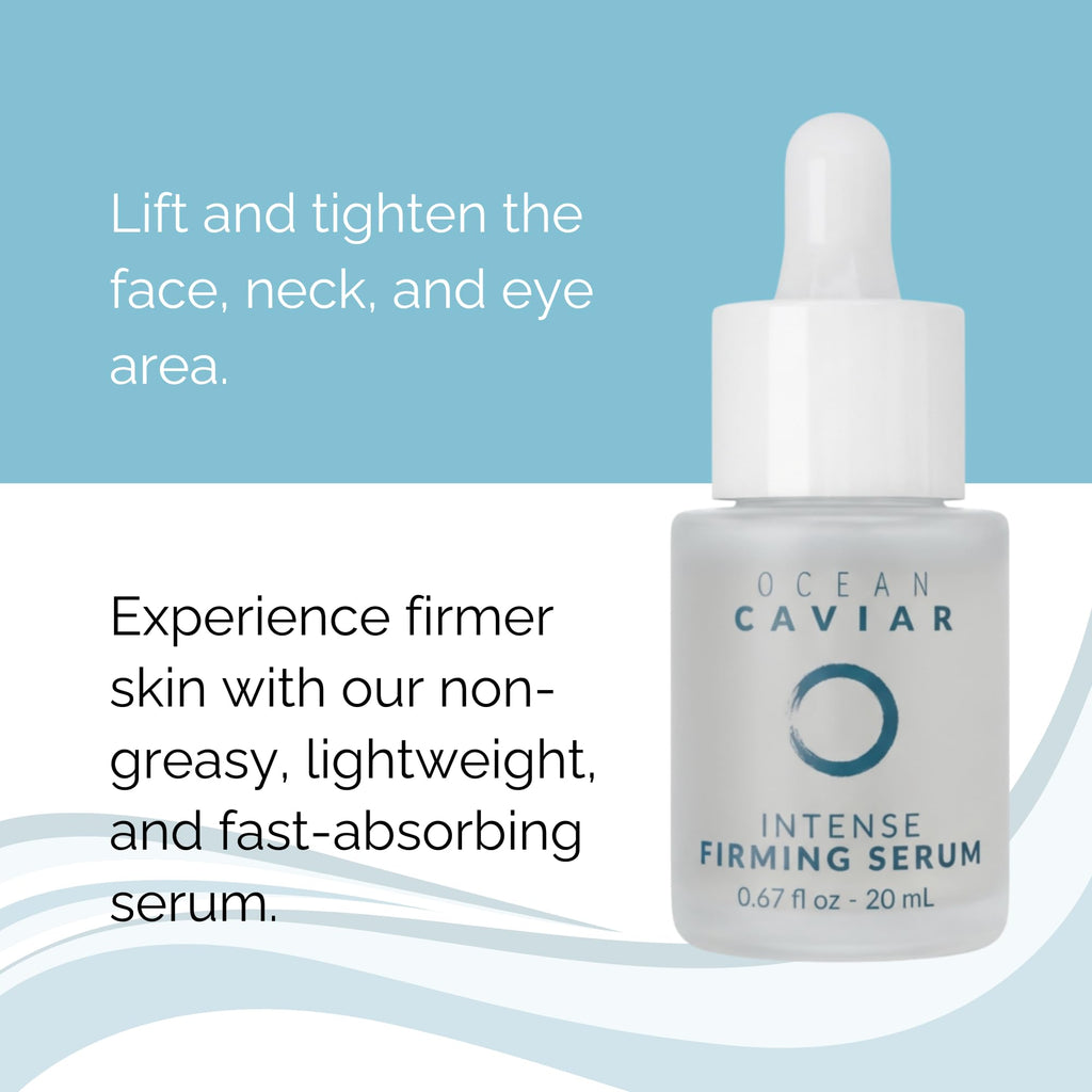 Noche Y Dia Caviar Intense Firming Serum – Anti-Aging Face Serum with Vitamin E (20 mL)