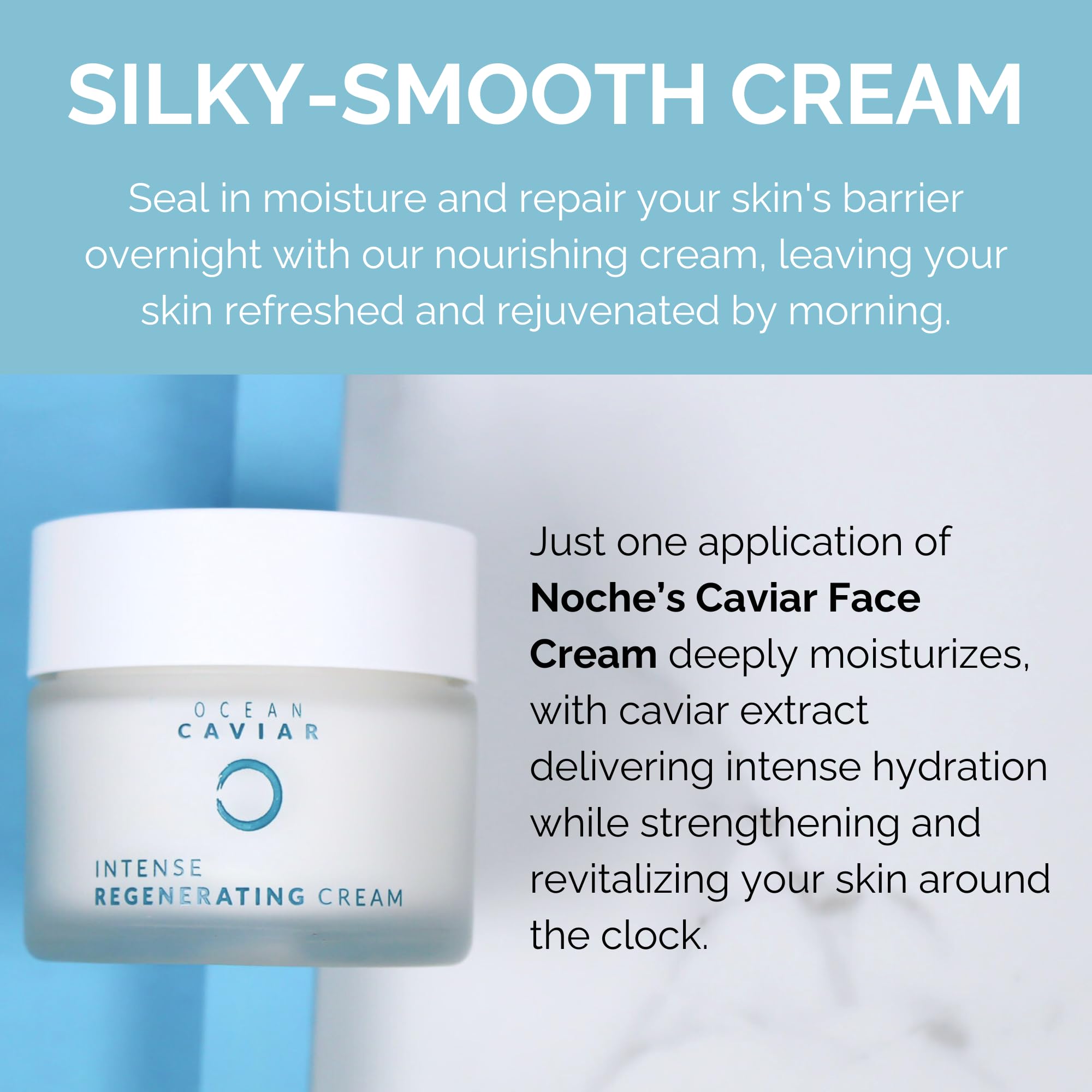 Noche Y Dia Ocean Caviar Face Cream - 60mL | Hydration & Clean Beauty