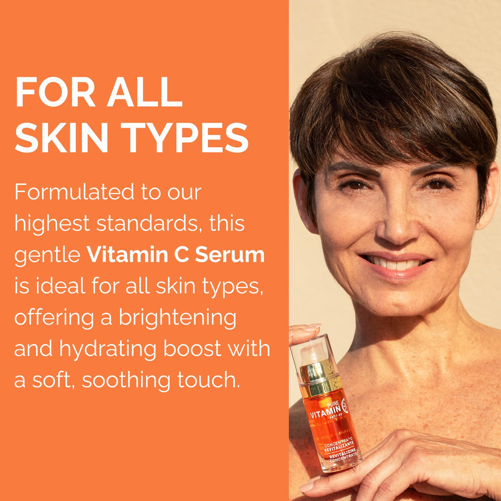 Noche Y Dia Vitamin C Serum for Mature Skin • Hydrates, Firms & Sun Spot Targeting – Made in Spain (30mL)