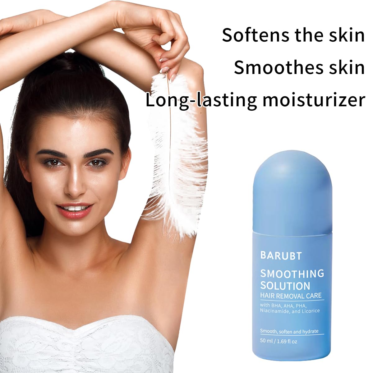 NOEEWUPO Ingrown Hair Treatment Serum – Smoothing Razor Bumps & Aftercare for Underarms, Legs, Bikini Line & Arms