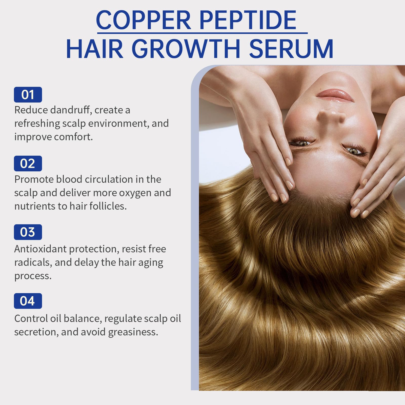 NOLUVA Copper Peptide Hair Regrowth Serum – GHK-Cu & AHK-Cu | 30ml