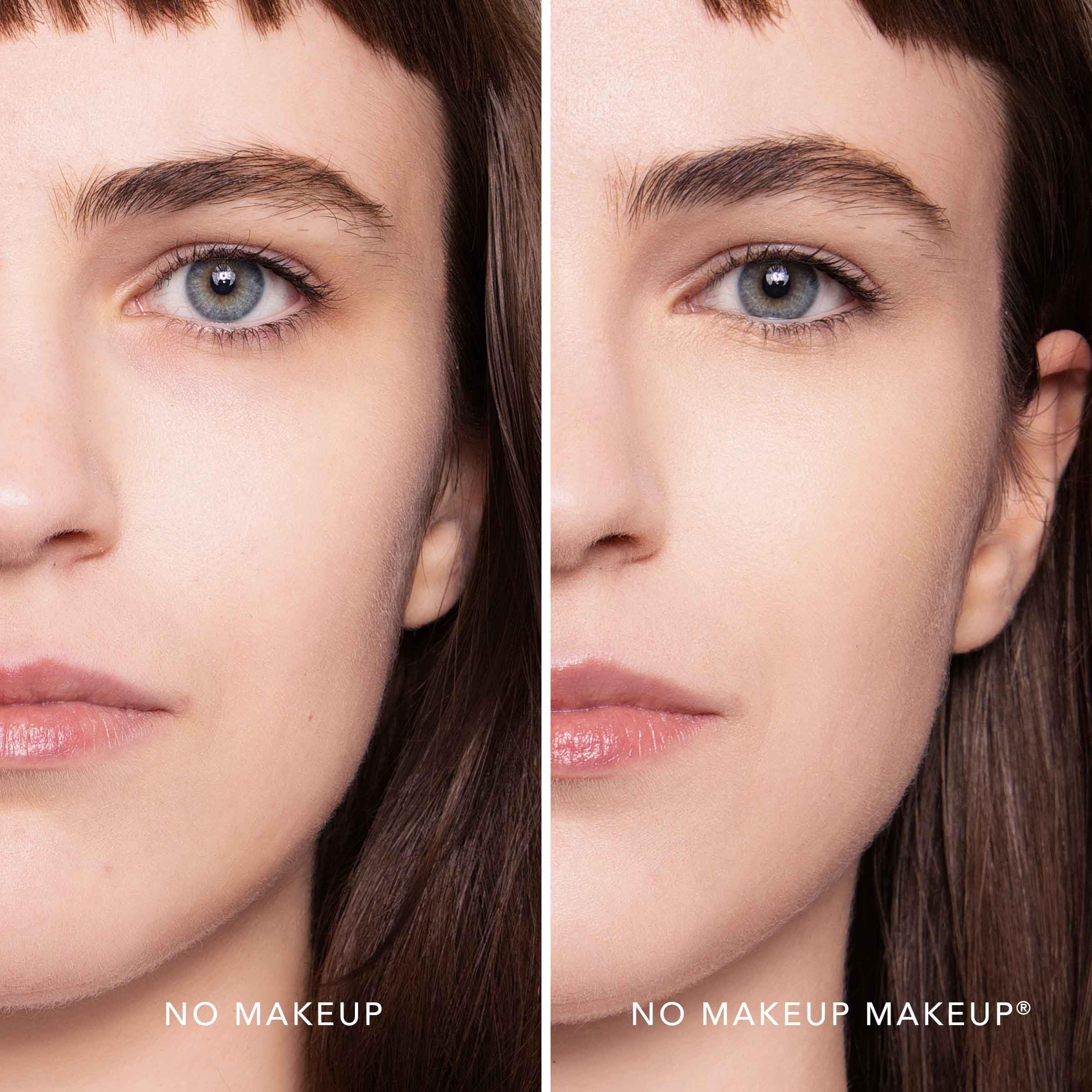 No Makeup Makeup Foundation + Brush Duo – Porcelain | Skin-Tone Adaptive FlexShade