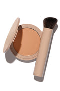 No Makeup Makeup Foundation + Brush Duo — Skin-Tone Adaptive, Buildable Coverage, Vegan & Cruelty-Free