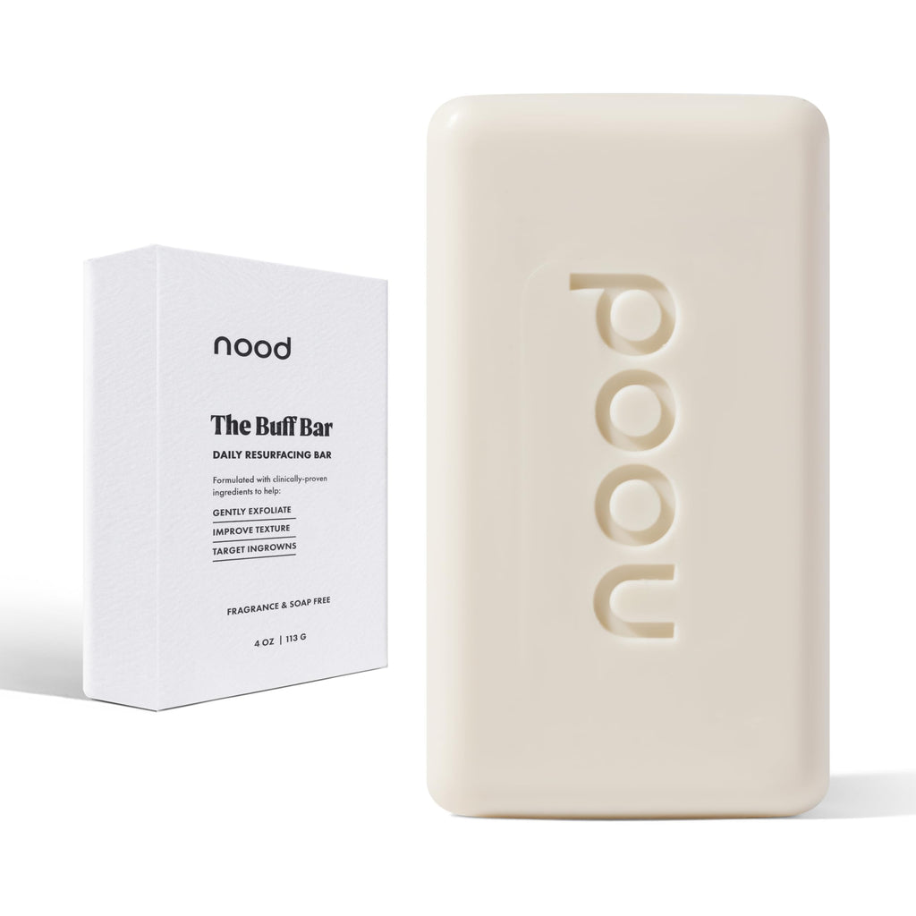 Nood Buff Bar — Pre-Shave Exfoliating KP Body Scrub for Smoother Skin