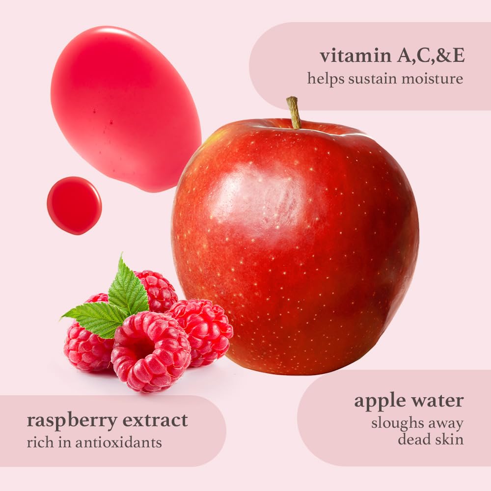 NOONI Vegan Appleseed Lip Oil Set – Appleberry, Applecherry & Appleplum | Long-Lasting Moisture, Plumping & Gloss