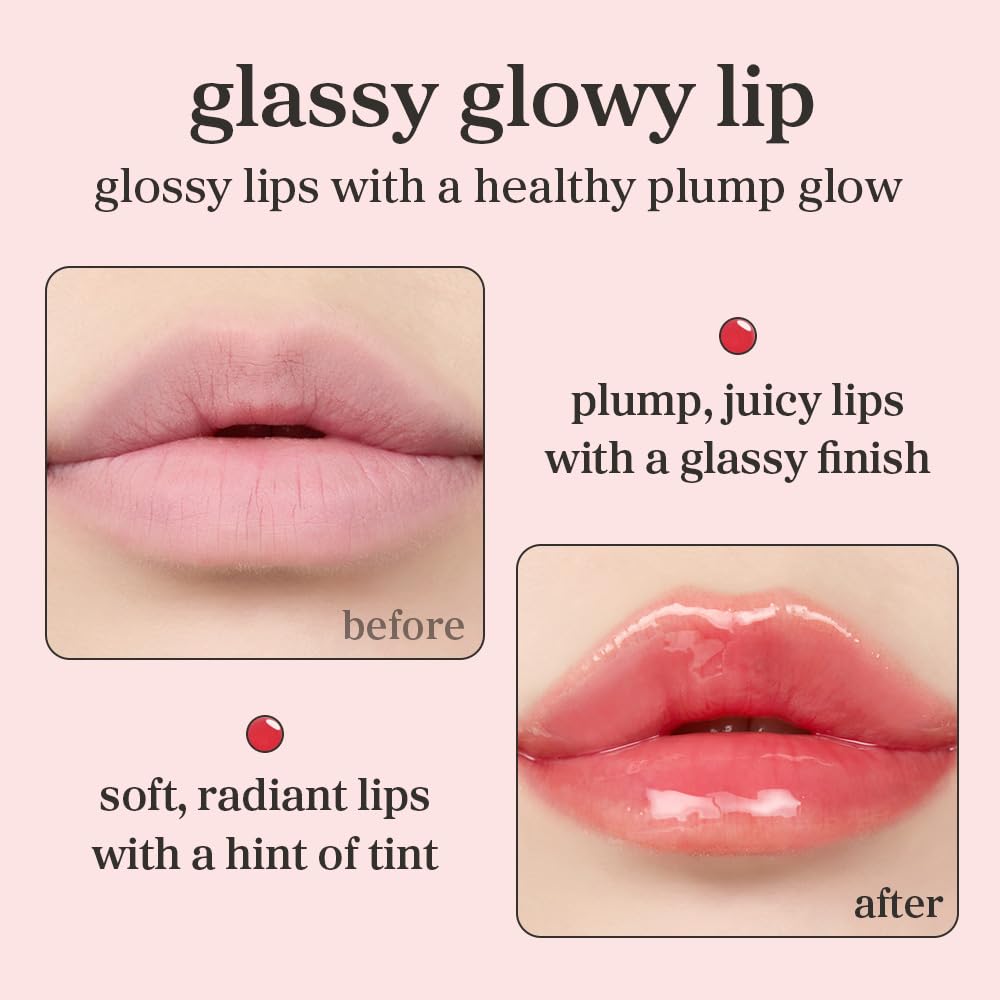 NOONI Lip Oil Set Appleberry & Applefig | Long-Lasting Hydration, Plumping Shine, Tinted Lip Glow