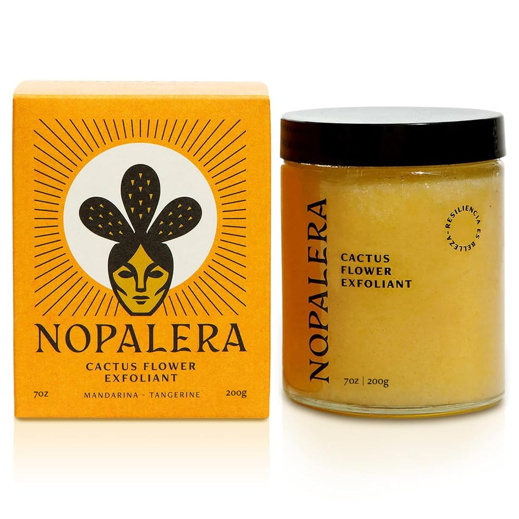 Nopalera Cactus Body Polish Tangerine — 3-in-1 Clean Beauty, Oil Cleanser, Exfoliant & Moisturizer (6 oz)