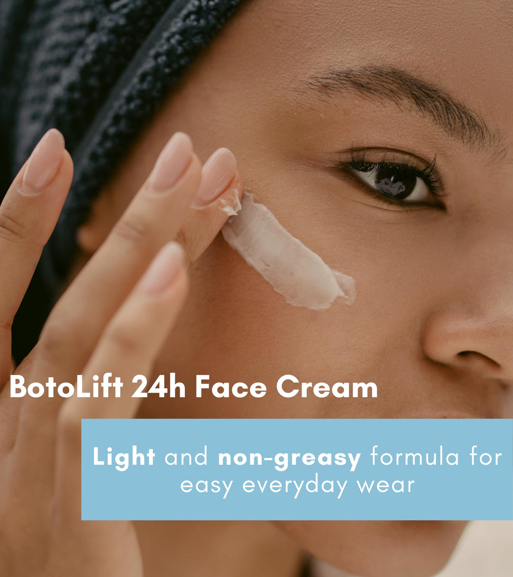Noravite Botolift Face Tightening Cream – Unscented with Hyaluronic Acid & Argireline | Anti-Wrinkle Moisturizer | Made in Greece