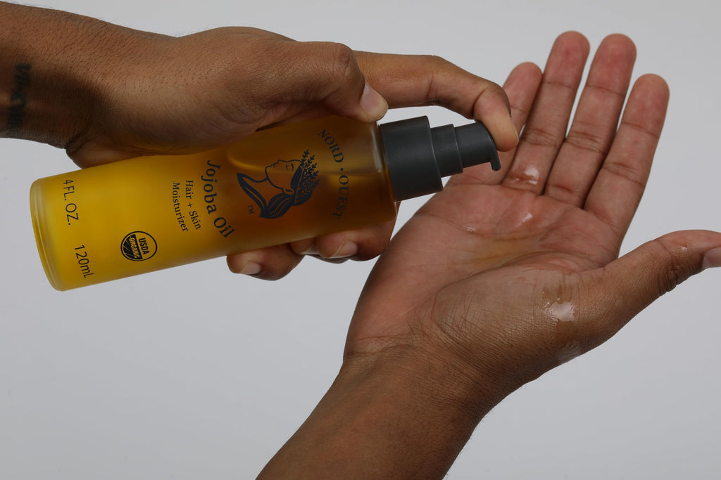 Nord-Ouest Organic Jojoba Oil – 4 oz Cold-Pressed, Pure Skin & Hair Moisturizer