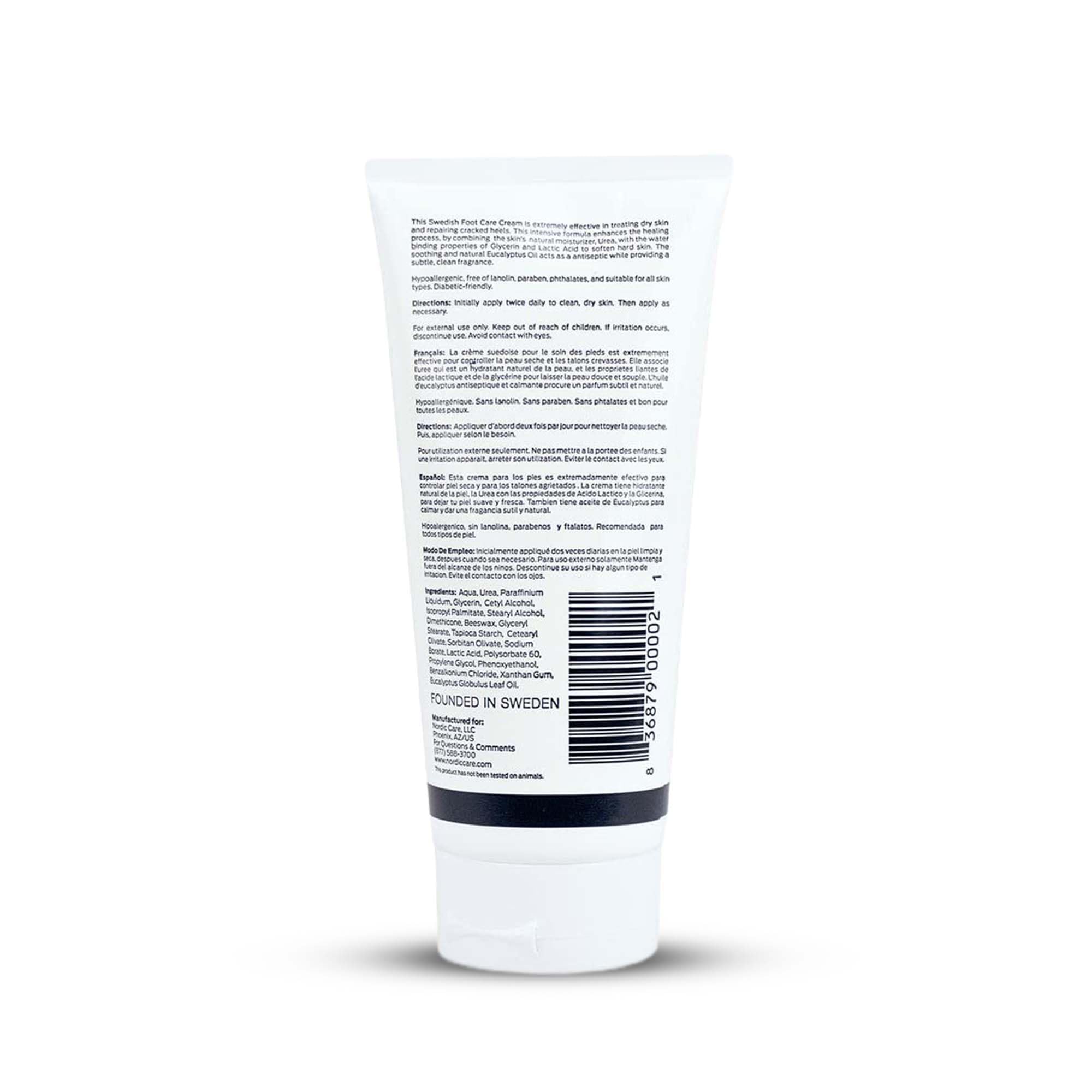 Nordic Care Foot Care Cream Intensive Repair | 10% Urea for Dry Feet & Cracked Heels