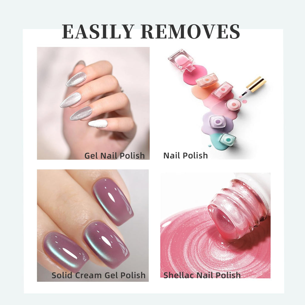NORCICO Gel Polish Remover Kit — Fast, Low Odor, 2–5 Min Removal with Cuticle Oil & Tools