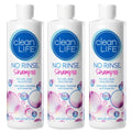 No-Rinse Shampoo, 16 fl oz – Rinse-Free, Fresh, Odor-Free Hair (Pack of 3)