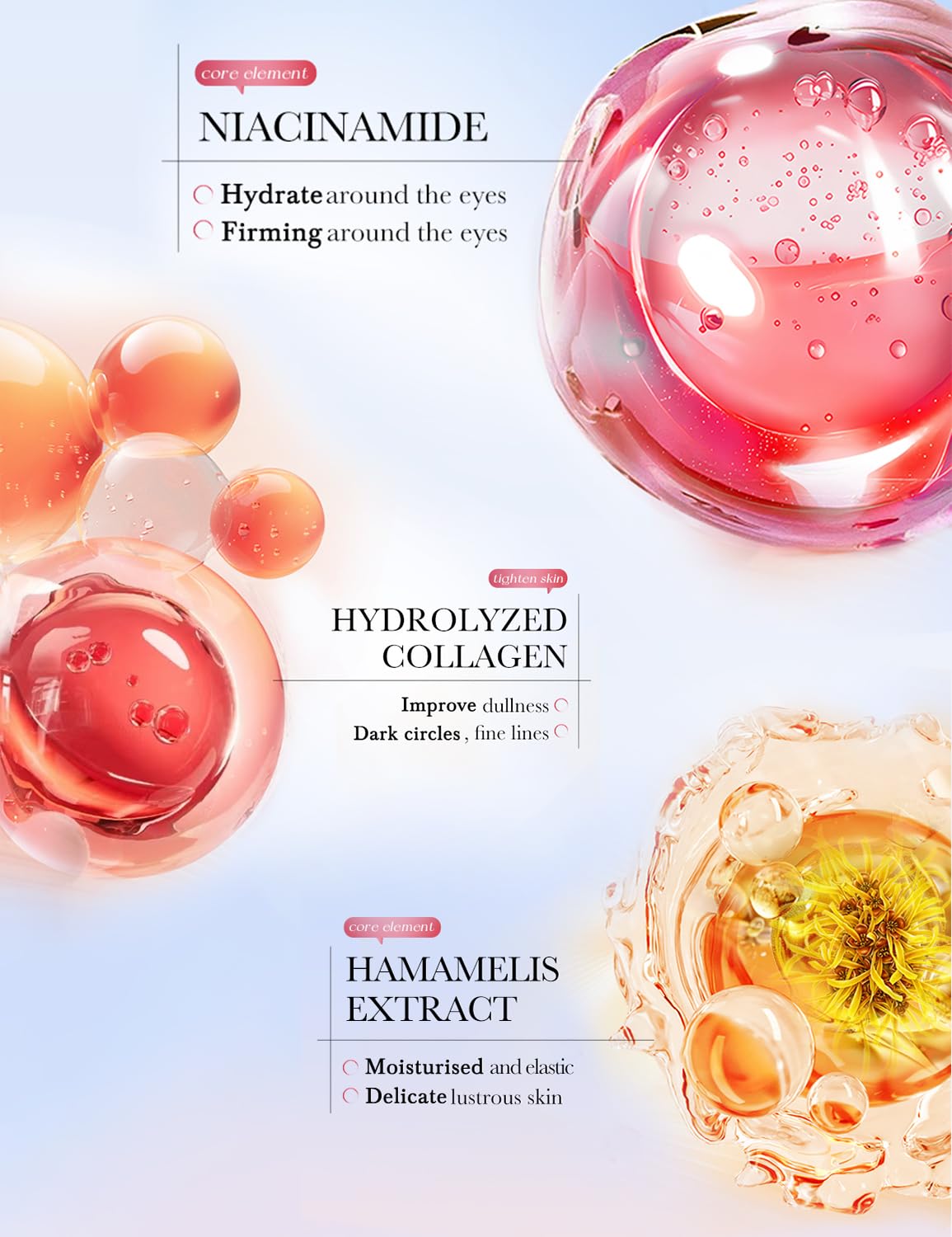 NORNI LEORD Under Eye Patches – Niacinamide, Collagen & Hydration for Brighter Eyes