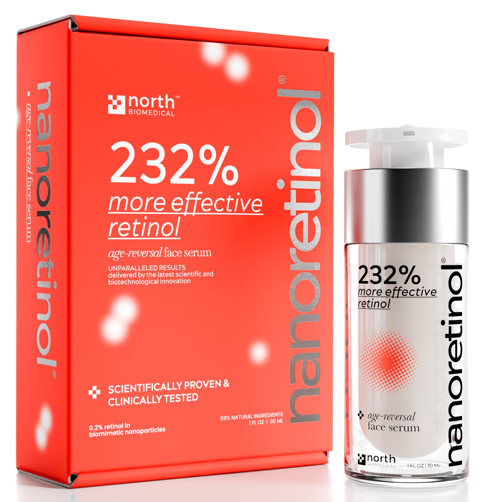 North Biomedical Nanoretinol: Encapsulated Nano Retinol Serum for Face & Eye Contour