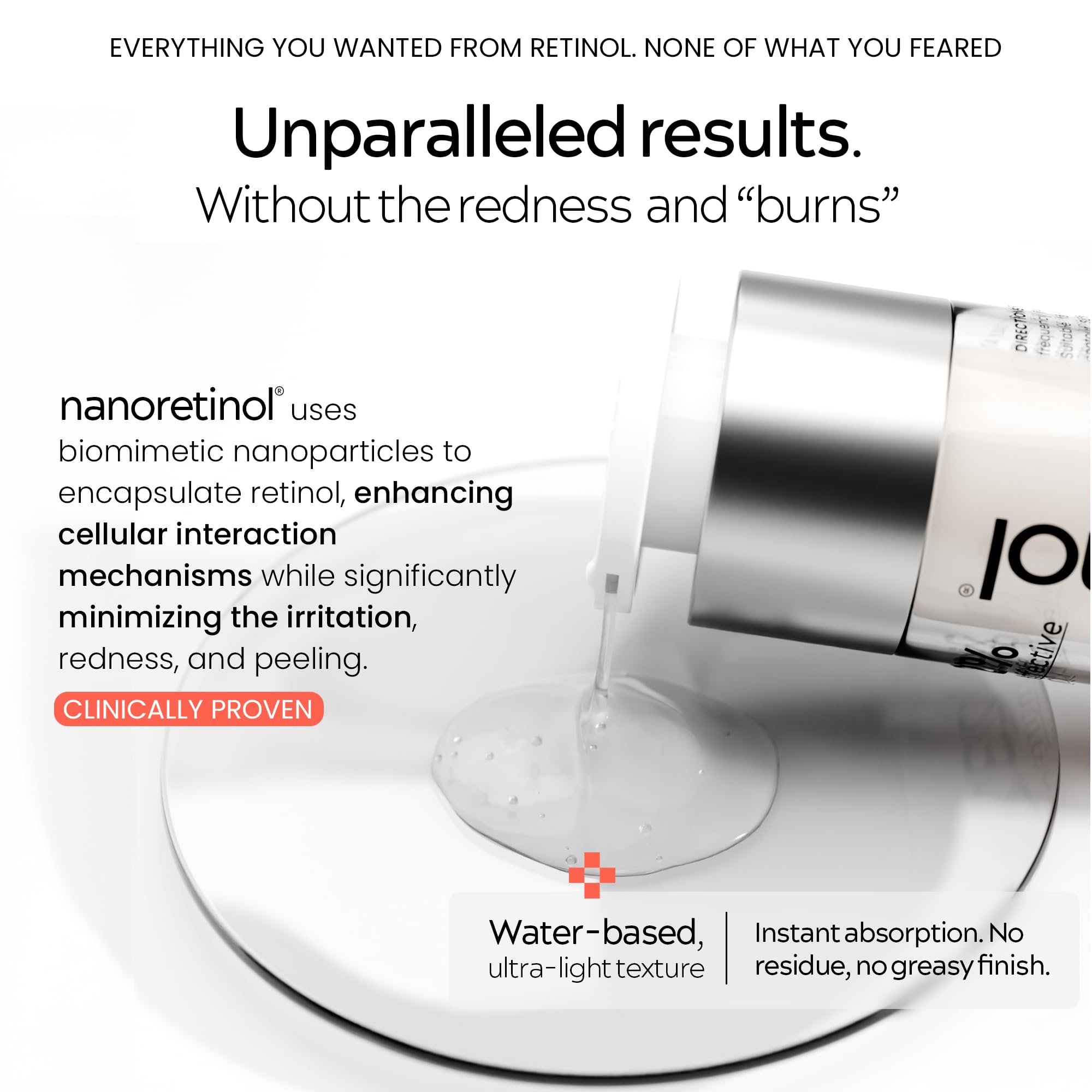 North Biomedical Nanoretinol: Encapsulated Nano Retinol Serum for Face & Eye Contour