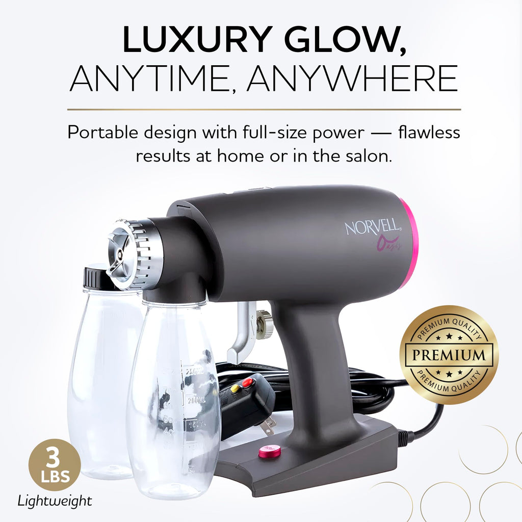Norvell Oasis Spray Tan Machine Kit with Cosmo Solution | Pro Sunless Tanning System by Norvell