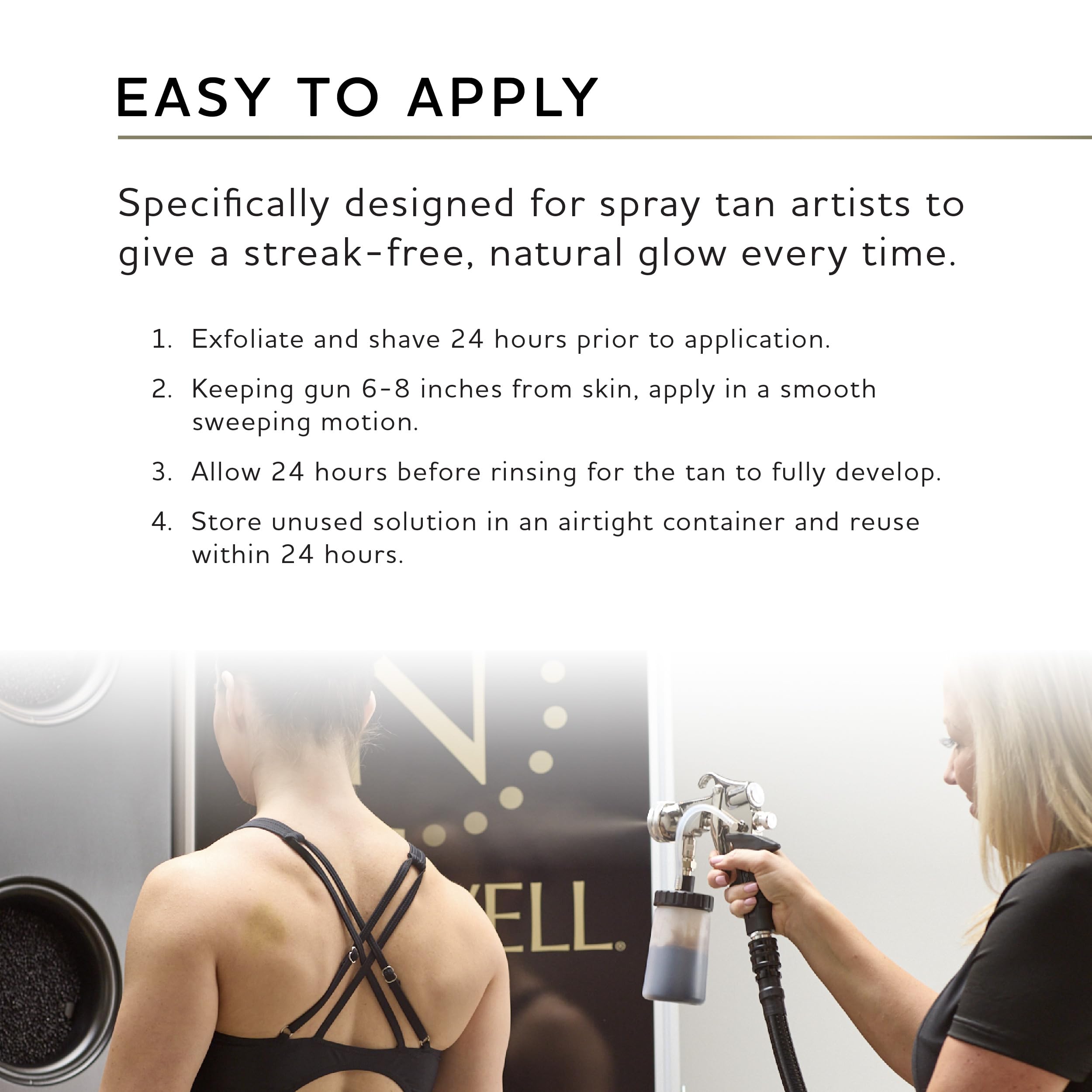 Norvell Cosmo Spray Tan Solution – Long-Lasting Bronze Self Tanner, 34 fl oz