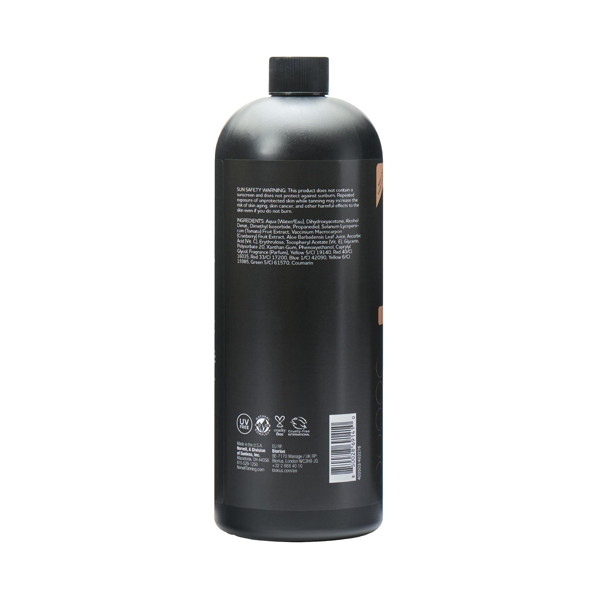 Norvell Cosmo Spray Tan Solution – Long-Lasting Bronze Self Tanner, 34 fl oz