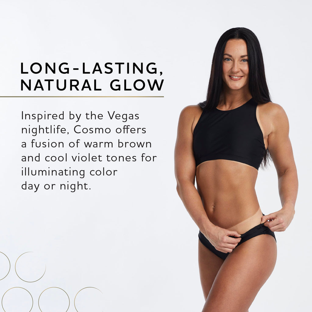 Norvell Cosmo Spray Tan Solution – Long-Lasting Bronze Self Tanner, 34 fl oz