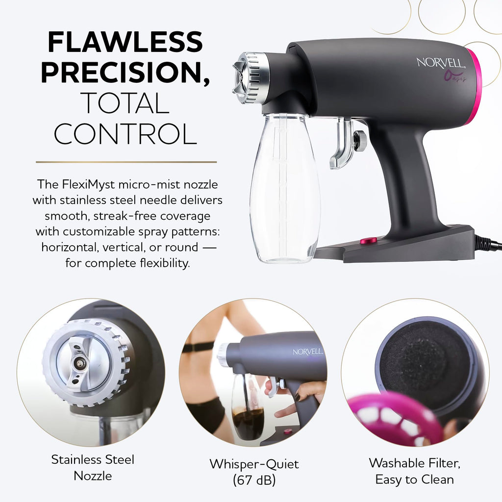 Norvell Oasis Spray Tan Machine Kit with Cosmo Solution | Pro Sunless Tanning System by Norvell