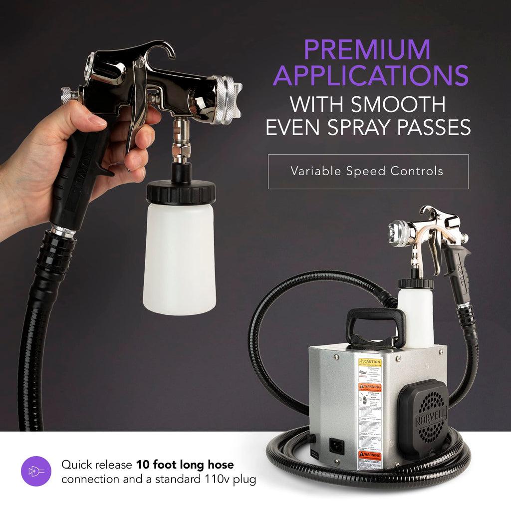 Norvell Mobile Z3000 HVLP Spray Tan Machine – 10ft Hose & Z-Gun