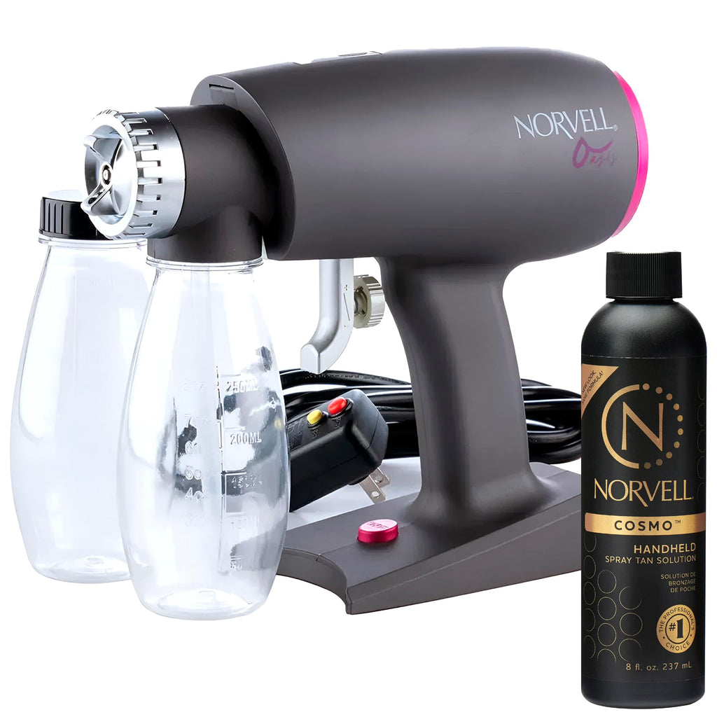 Norvell Oasis Spray Tan Machine Kit with Cosmo Solution | Pro Sunless Tanning System by Norvell