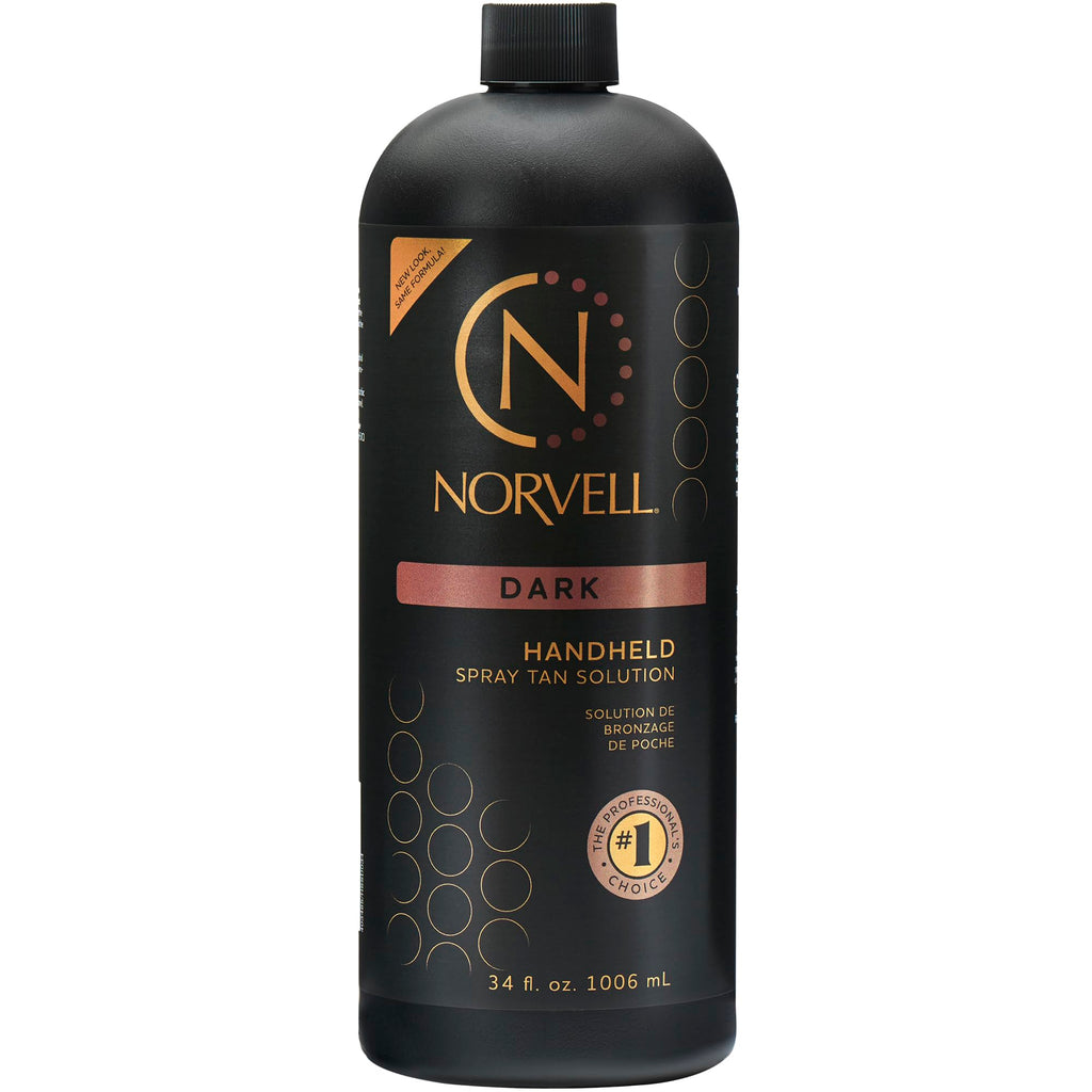 Norvell Premium Spray Tan Solution Dark 34oz – Deep Bronze Sunless Color