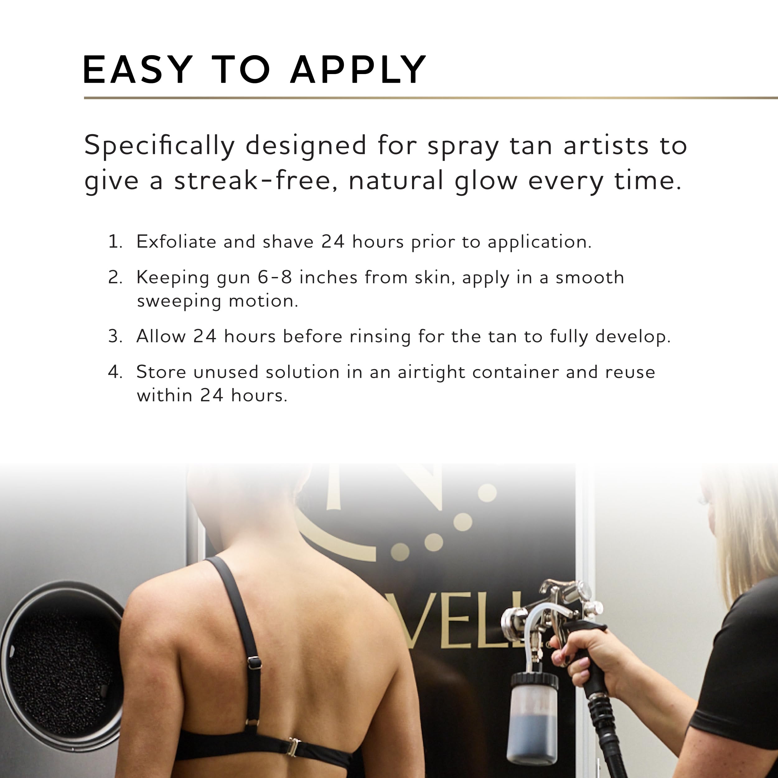 Norvell Tuscan Plus Spray Tan Solution 128 fl oz | Professional Sunless Tanning with Caramel Brown & Rose – Instant Color, Long-Lasting, Streak-Free