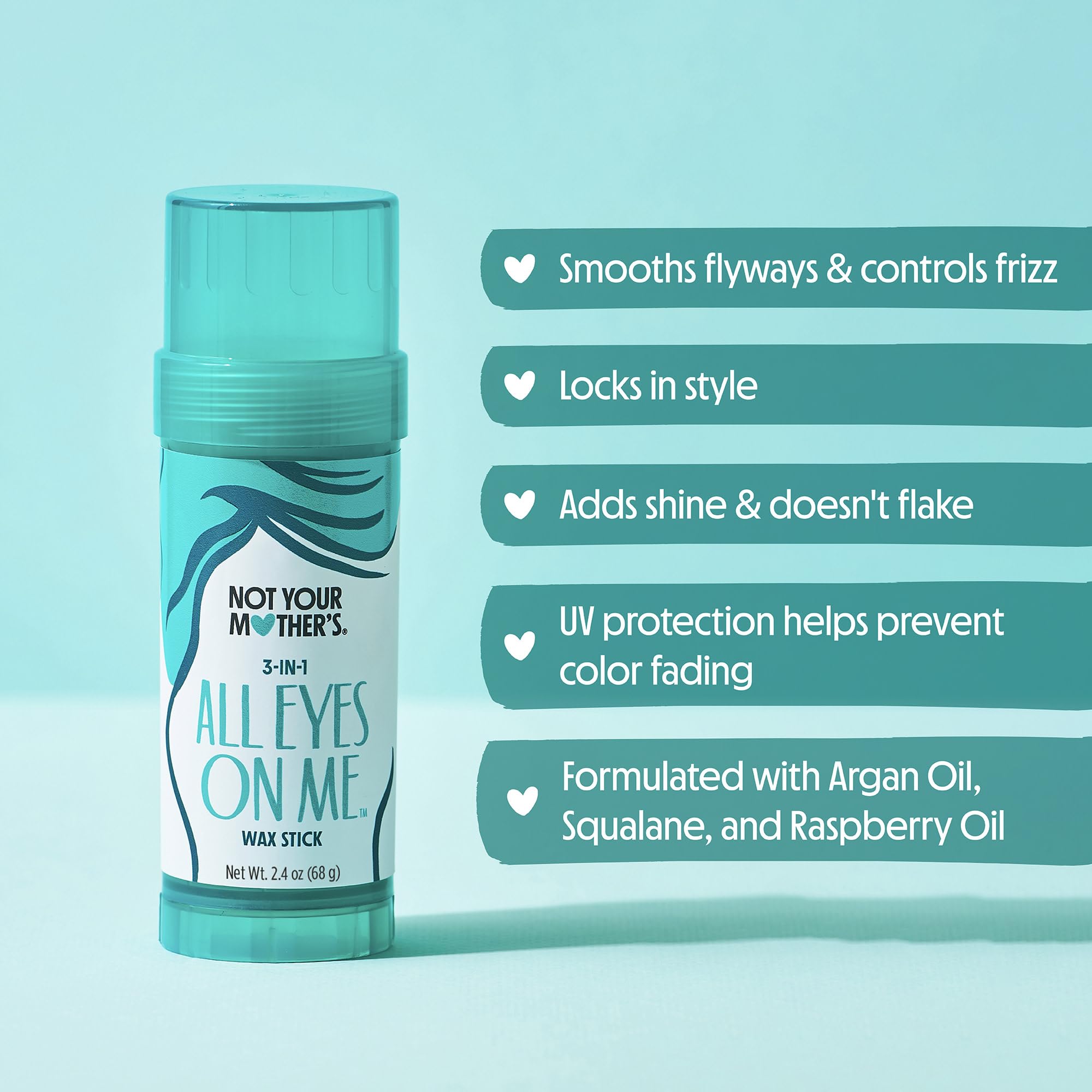 Not Your Mother's All Eyes On Me: 10-in-1 Hair Perfector & 3-in-1 Wax Stick & Styling Cream (3-Pack) for All Hair Types