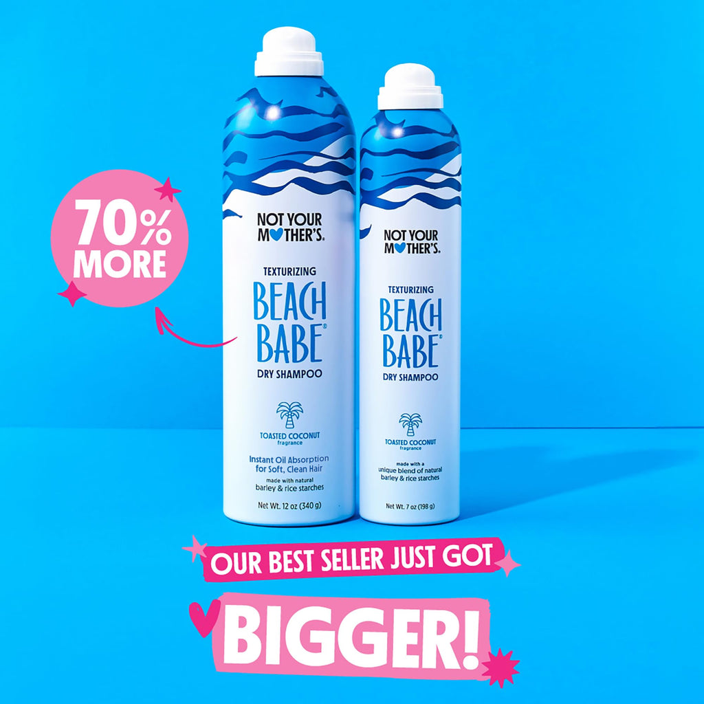 Not Your Mother's Beach Babe Dry Shampoo 2-Pack – 12 oz Each | Toasted Coconut