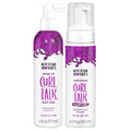Not Your Mother's Curl Talk Instant Lift Root Spray & Strengthening Volume Foam (2-Pack) – Biotin, Peptides & Rice Protein