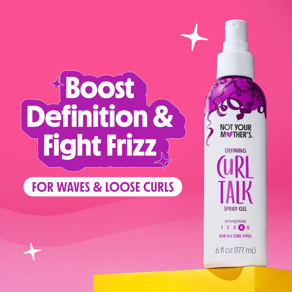 Not Your Mother's Curl Talk Defining Spray Gel & Defining Cream (2-Pack) – Rice Curl Complex