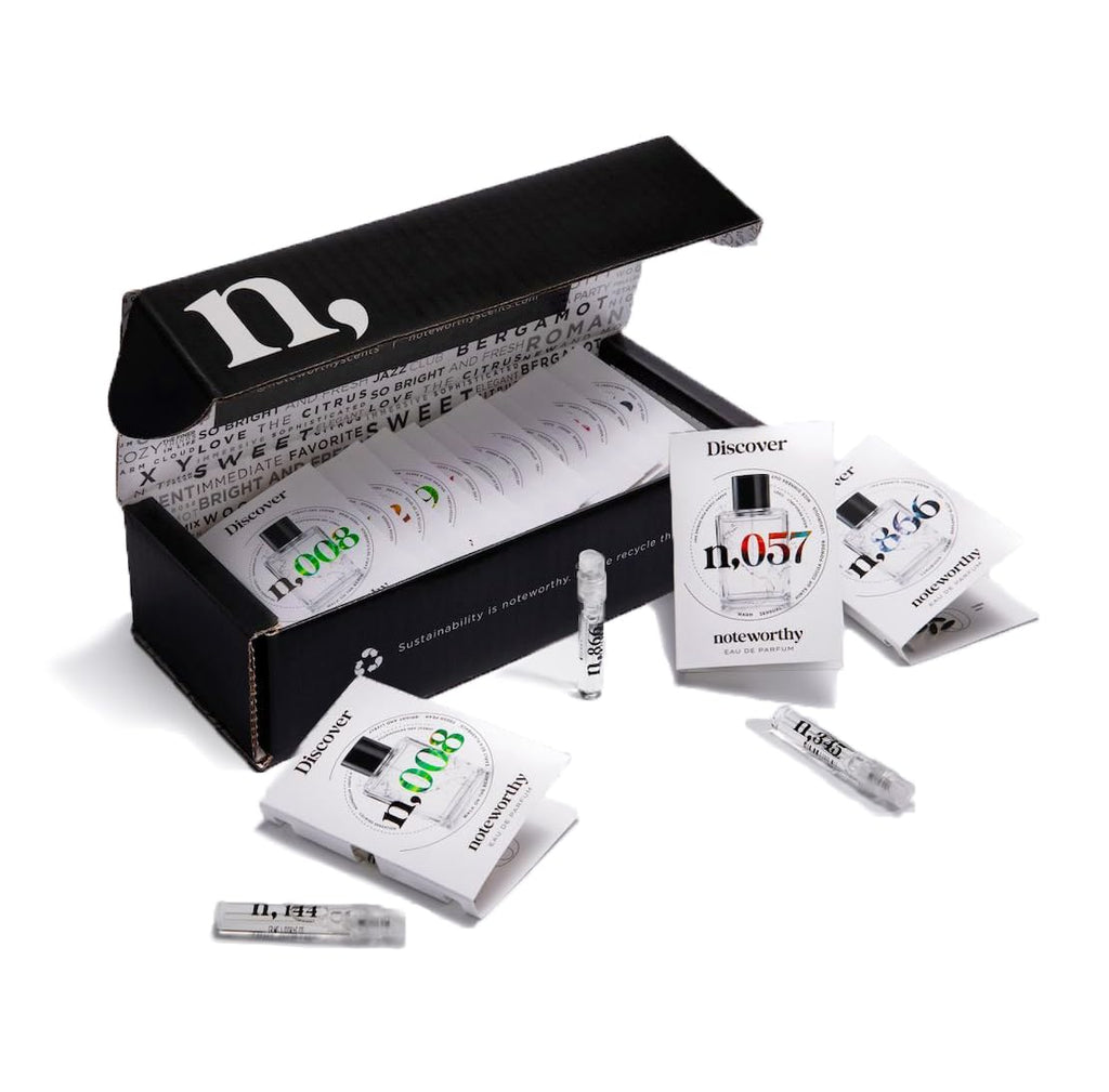 Noteworthy Fragrance Sampler Set – Luxury Perfume Samples + Credit toward 100ml