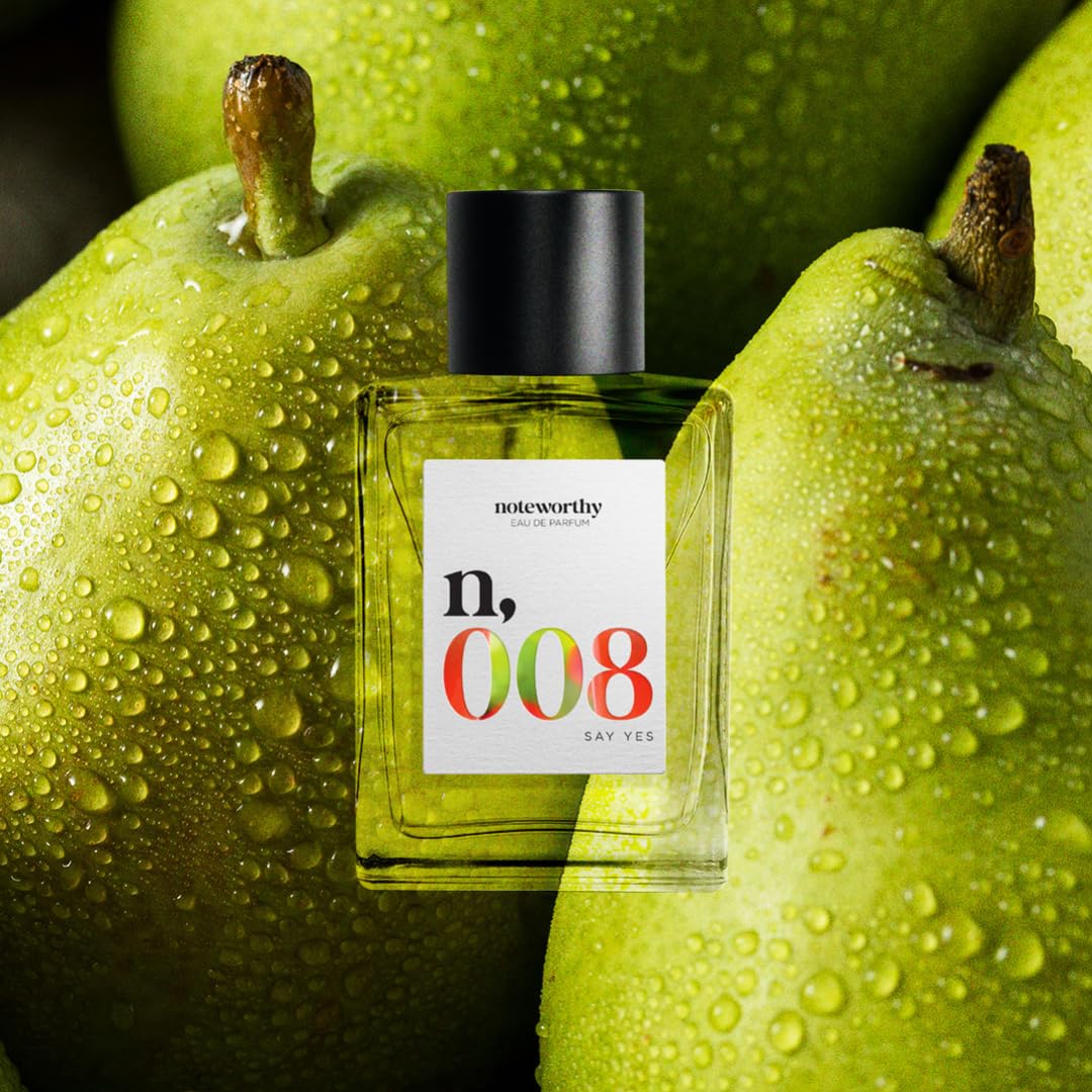 Noteworthy n,008 Say Yes Eau de Parfum – Pear, Gardenia & Sandalwood | Unisex 100ml