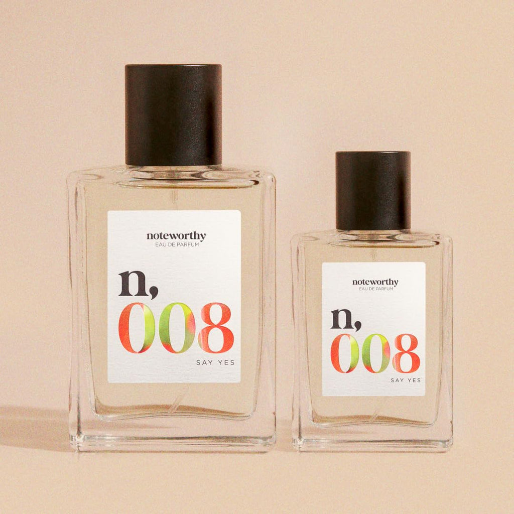 Noteworthy n,008 Say Yes Eau de Parfum – Pear, Gardenia & Sandalwood | Unisex 100ml