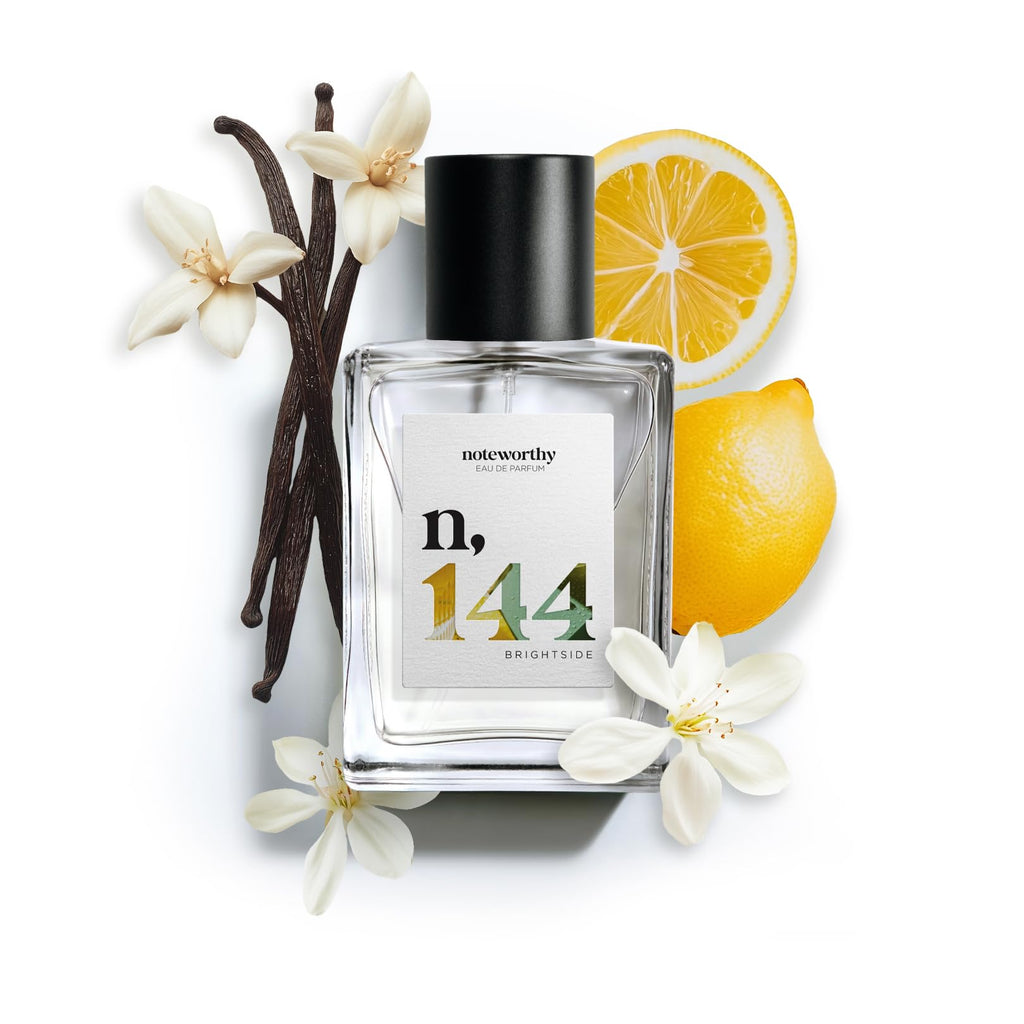 Noteworthy n,144 Brightside Eau De Parfum – Citrus & Vanilla | Unisex Perfume, 50ml