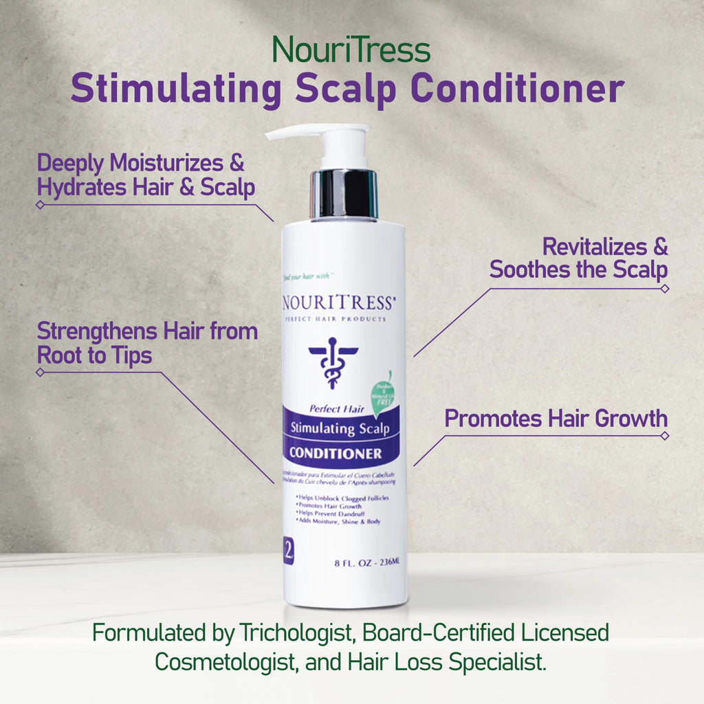 NouriTress Stimulating Scalp Conditioner – Deep Hydration & Strength, 8oz