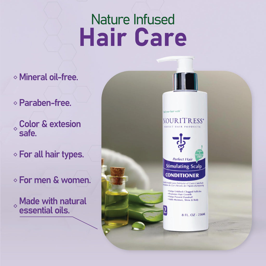 NouriTress Stimulating Scalp Conditioner – Deep Hydration & Strength, 8oz