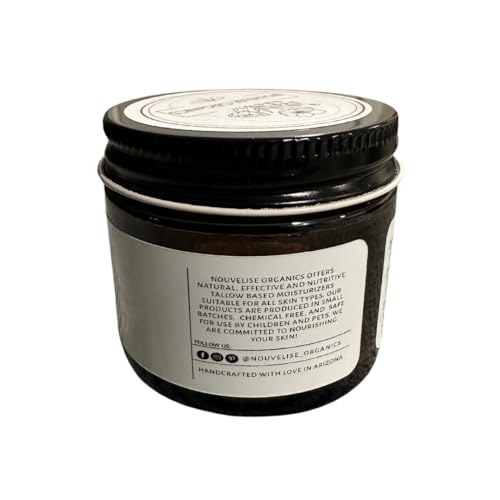 Nouvelise Organics Pure Whipped Tallow Moisturizer — Unscented, 1.7oz