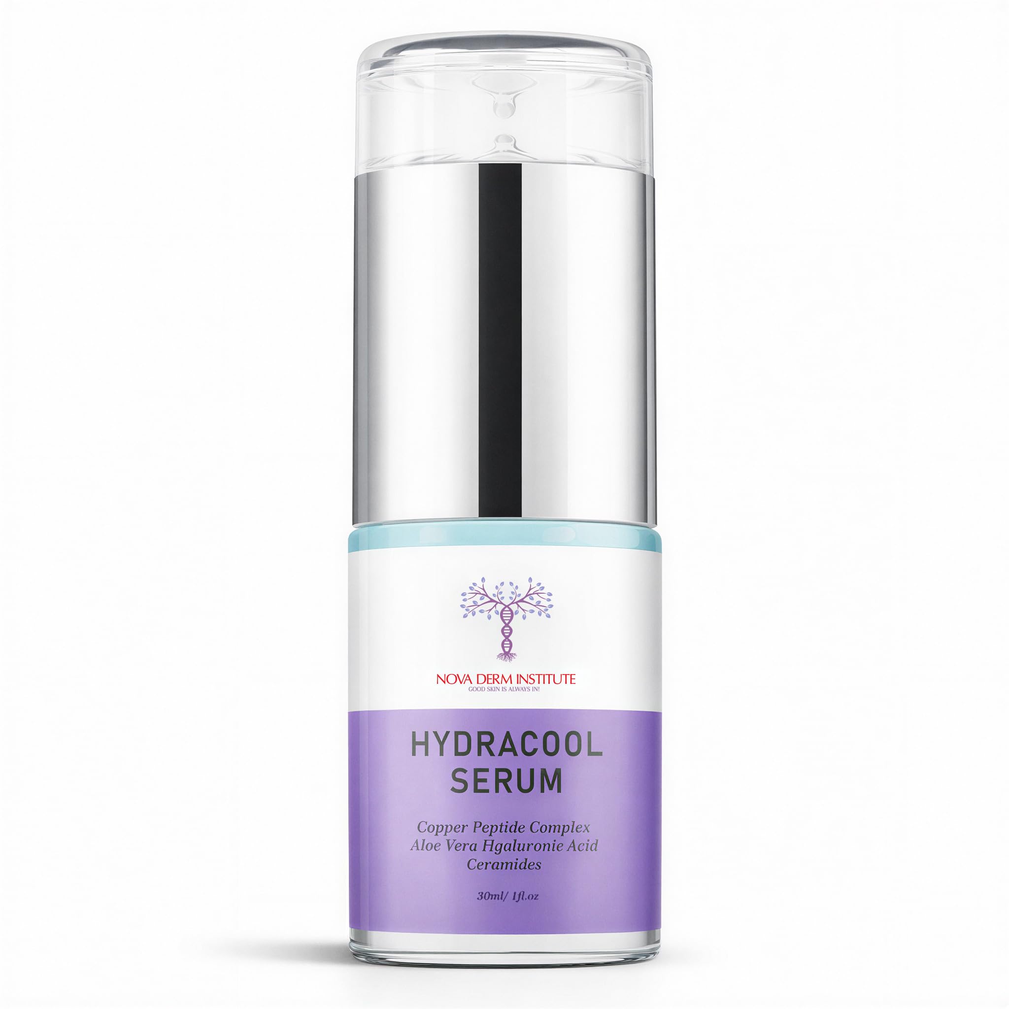 Nova Derm Institute Lightweight Hydrating Serum – Oil-Free, Fragrance-Free for Sensitive Skin
