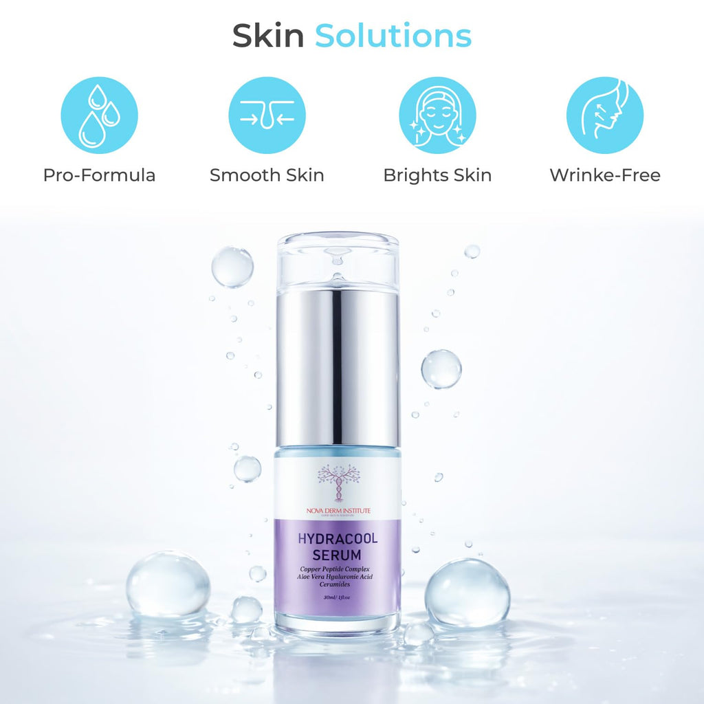 Nova Derm Institute Lightweight Hydrating Serum – Oil-Free, Fragrance-Free for Sensitive Skin