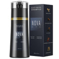 NOVA DYE Black Hair Dye Shampoo 3 in 1 | Natural Gray Coverage for Men & Women | Herbal Formula