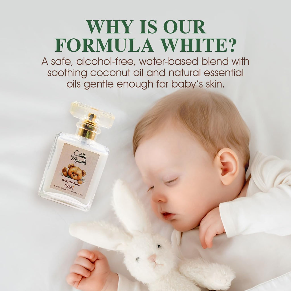 Nova Scents Baby Cologne – Alcohol-Free, Hypoallergenic & Paraben-Free (1.7 oz / 50 ml)