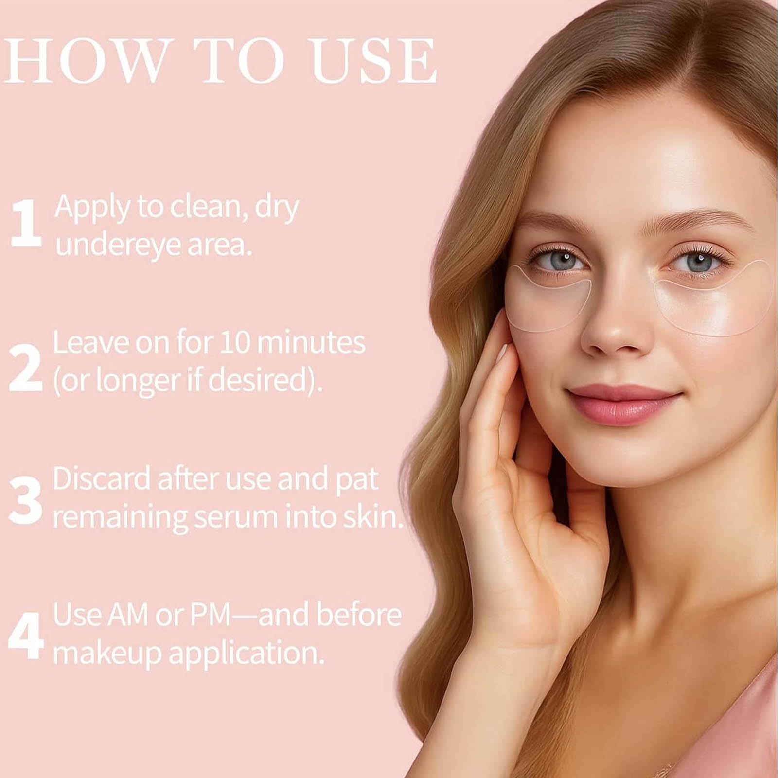 NOVALIFT Kunnozz Micro Eye Patches – Puffy Eyes, Dark Circles, Smile Lines & Forehead Hydration (2 Boxes)