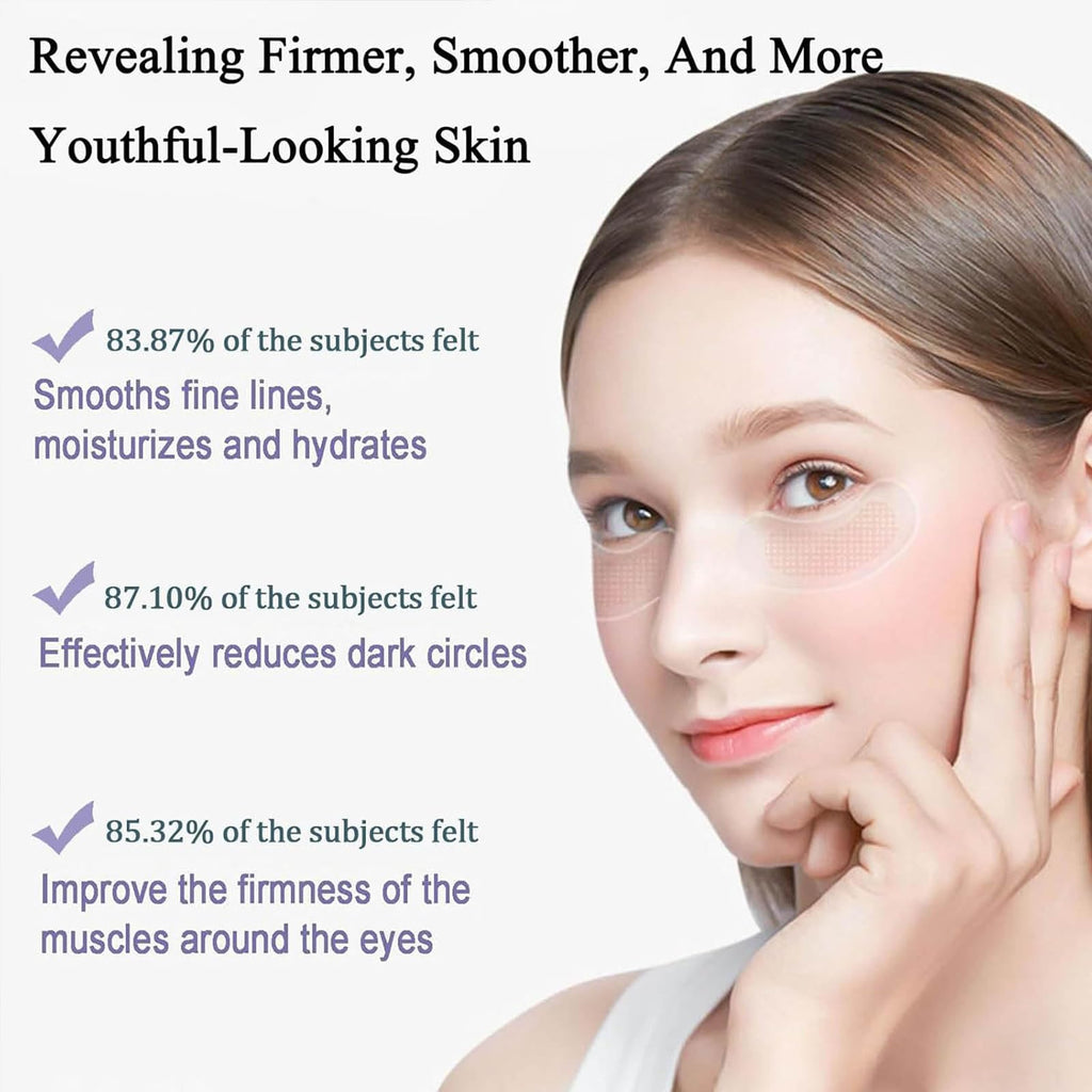 NOVALIFT Kunnozz Micro Eye Patches – Puffy Eyes, Dark Circles, Smile Lines & Forehead Hydration (2 Boxes)