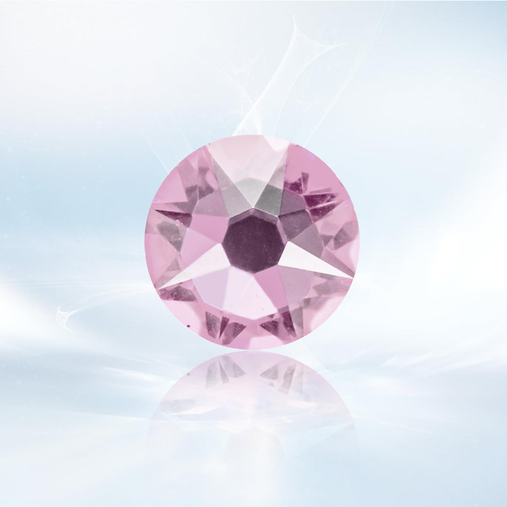 Novani Pink Rhinestones 1440pcs – 2088 Flat Back Crystals for Nail Art & Crafts (SS20 4.6-4.8mm)