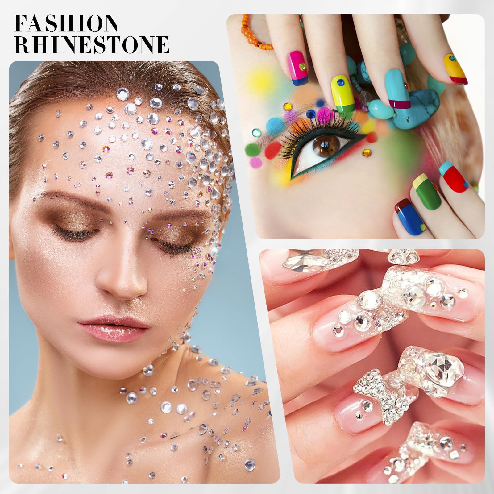 Novani Red Rhinestones 1440pcs – Flat Back SS20 4.6-4.8mm (Style 2088) for Nail Art & Crafts