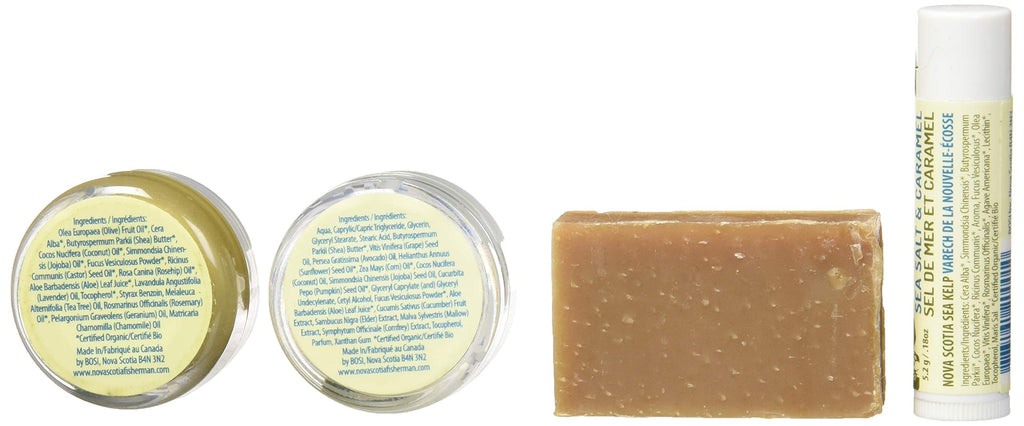 Nova Scotia Fisherman Stem to Stern Pack – Mini Soap, Lip Balm, Hand & Body Cream, Rescue Balm