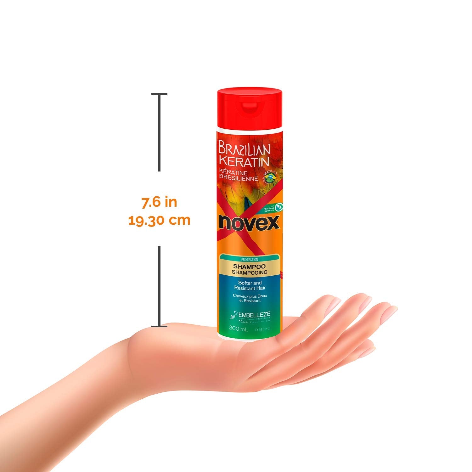 NOVEX Shampoo & Conditioner Set – Brazilian Keratin | 10.1oz Each